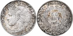World Coins - France, 50 Centimes, Cérès, 1894, Paris, Silver, , KM:834.1