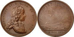 World Coins - France, Medal, Louis XV, Politics, Society, War, , Bronze, Divo:9