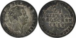 World Coins - Germany, PRUSSIA, Friedrich Wilhelm IV, 2-1/2 Silber Groschen, 1852, Berlin