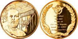 World Coins - France, Medal, Conquête de l'Air, Henri Giffrad, Ballon Dirigeable, Aviation