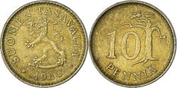 World Coins - Coin, Finland, 10 Pennia, 1980
