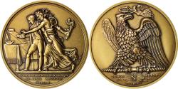 World Coins - France, Medal, Abdication de Napoléon, First French Empire, History,