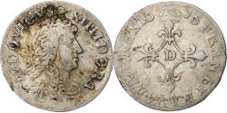 World Coins - France, Louis XIV, 4 Sols des Traitants, 1676, Vimy, Silver,