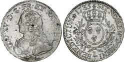 World Coins - France, Louis XV, Ecu aux branches d'olivier, 1735, Bayonne, Silver,