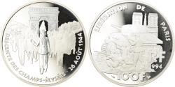World Coins - Coin, France, Libération de Paris, 100 Francs, 1994, Proof, , Silver
