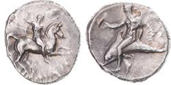 Ancient Coins - Coin, Calabria, Nomos, ca. 302-280 BC, Tarentum, , Silver, HN Italy:967