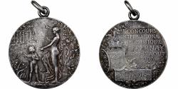 World Coins - France, Medal, Concours International de Musique d'Epernay, 1905, MDP, Silvered