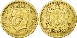 World Coins - Coin, Monaco, Louis II, 2 Francs, 1945, , Aluminum-Bronze, KM:121a