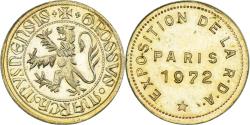 World Coins - France, Token, Exposition de la RDA, Paris, 1972, , Aluminum-Brass