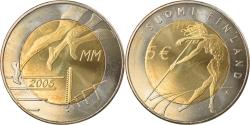 World Coins - Finland, 5 Euro, Helsinki Athletic Championship, 2005, Vantaa,