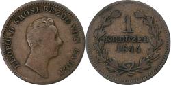 World Coins - Grand Duchy of Baden, Leopold I, Kreuzer, 1844, Copper, , KM:203