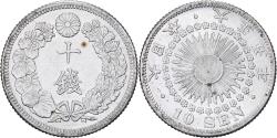 World Coins - Japan, Yoshihito, 10 Sen, Taishō Era, Yr. 5 (1916), Silver,