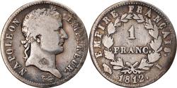 World Coins - Coin, France, Napoléon I, Franc, 1812, Limoges, , Silver, KM:692.7
