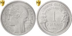 World Coins - Coin, France, Morlon, Franc, 1957, Paris, PCGS, MS64, , Aluminum