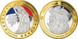 World Coins - France, Medal, Les piliers de la République, Marianne, Politics,