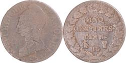 World Coins - Coin, France, Dupré, 5 Centimes, AN 8, Strasbourg, , Copper