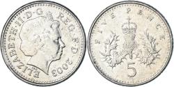 World Coins - Coin, Great Britain, 5 Pence, 2003