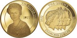World Coins - United Kingdom, Medal, The Silver Jubilee, Diamond Jubilee of her Majesty the