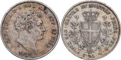World Coins - Kingdom of Sardinia, Carlo Felice, 25 Centesimi, 1829, Torino, Silver,