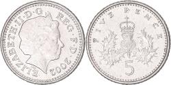 World Coins - Coin, Great Britain, 5 Pence, 2002
