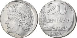 World Coins - Coin, Brazil, 20 Centavos, 1978, planchet error, , Stainless Steel