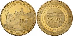 World Coins - France, Token, Chinon - Forteresse Royale n°3, 2013, Copper-nickel Aluminium