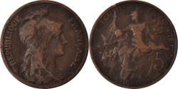 World Coins - Coin, France, 5 Centimes, 1901