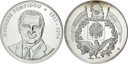 World Coins - France, Medal, Les Présidents de la République, Georges Pompidou,