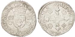 World Coins - Coin, France, Douzain aux croissants, 1550, La Rochelle, , Billon