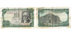 World Coins - Banknote, Spain, 1000 Pesetas, 1971, 1971-09-17, KM:154, VF(30-35)