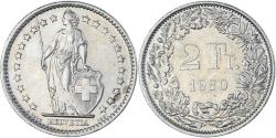 World Coins - Coin, Switzerland, 2 Francs, 1980