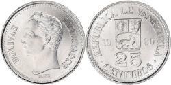 World Coins - Coin, Venezuela, 25 Centimos, 1990