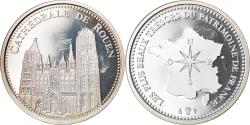 World Coins - France, Medal, La Cathédrale de Rouen, Arts & Culture, , Silver