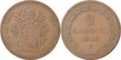 World Coins - Coin, ITALIAN STATES, PAPAL STATES, Pius IX, 2 Baiocchi, Muraiola, 1850, Rome