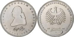 World Coins - GERMANY - FEDERAL REPUBLIC, 5 Mark, 1981, Hamburg, Copper-Nickel Clad Nickel