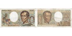 World Coins - France, 200 Francs, Montesquieu, P.040, VF(20-25)