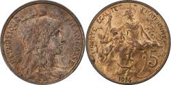 World Coins - France, 5 Centimes, Daniel-Dupuis, 1914, Paris, Bronze, , Gadoury:165