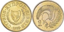 World Coins - Coin, Cyprus, Cent, 1992, , Nickel-brass, KM:53.3