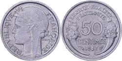 World Coins - France, 50 Centimes, Morlon, 1947, Paris, Aluminum, , KM:894.1a