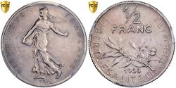 World Coins - France, 1/2 Franc, Semeuse, 1964, Monnaie de Paris, Pré-série, Nickel, PCGS