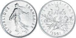 World Coins - Coin, France, Semeuse, 5 Francs, 1991, Paris, , Nickel Clad