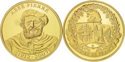 World Coins - France, Medal, L'Abbé Pierre, , Copper Gilt