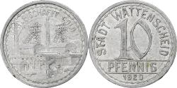 World Coins - Germany, Stadt Wattenscheid, 10 Pfennig, 1920, , Aluminum