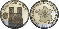 World Coins - France, Medal, Notre Dame de Paris., Patrimoine, Proof, , Copper-nickel