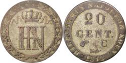 World Coins - Coin, German States, WESTPHALIA, Jerome, 20 Centimes, 1812, Cassel,