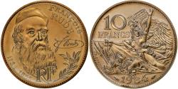 World Coins - Coin, France, François Rude, 10 Francs, 1984, Paris, FDC,