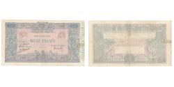 World Coins - France, 1000 Francs, Bleu et Rose, 1926, 1926-06-19, EF(40-45), Fayette:36.42