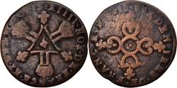 World Coins - Coin, France, Louis XIV, Six deniers dits "dardenne", 1712, Montpellier, Frappe