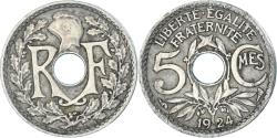 World Coins - Coin, France, 5 Centimes, 1924