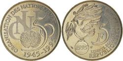 World Coins - Coin, France, ONU, 5 Francs, 1995, , Nickel, Le Franc:345/1